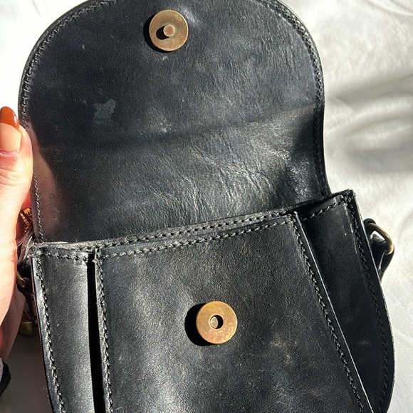 Il Ponti Firenze black leather mini crossbody bag - Picture 4 of 9